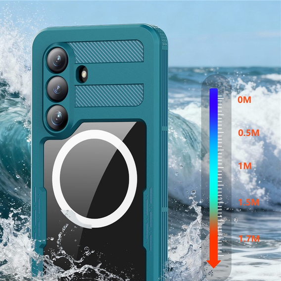 Vodotesné puzdro REDPEPPER pre Samsung Galaxy S26, modré