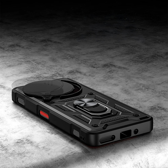 Obal na mobil pre Xiaomi Poco F7 5G, CamShield Slide, čierne