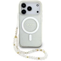 Puzdro IML Glitter Pearl Strap MagSafe pre iPhone 17 Pro Max