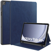 Obal na mobil pre Samsung Galaxy Tab A9+, Business Card and Pen Slot, modré