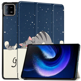 Puzdro pre Xiaomi Pad 6 / 6 Pro, Smartcase, sleeping cat