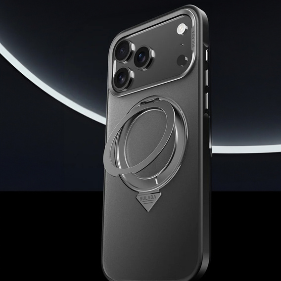 SULADA Magnetic Matte - puzdro MagSafe so stojanom pre iPhone 17 Pro Max