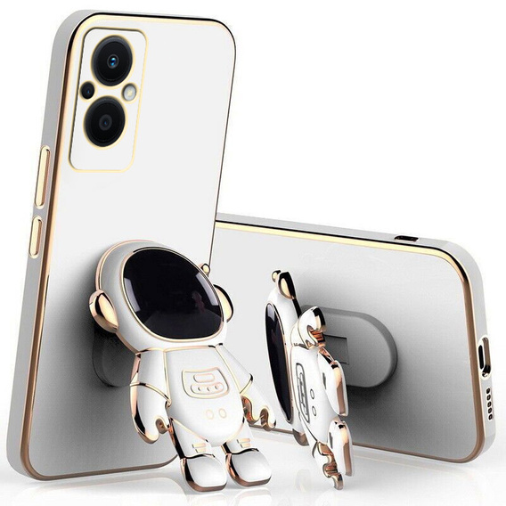 Obal na mobil pre Oppo Reno7 Lite 5G, Astronaut, biele