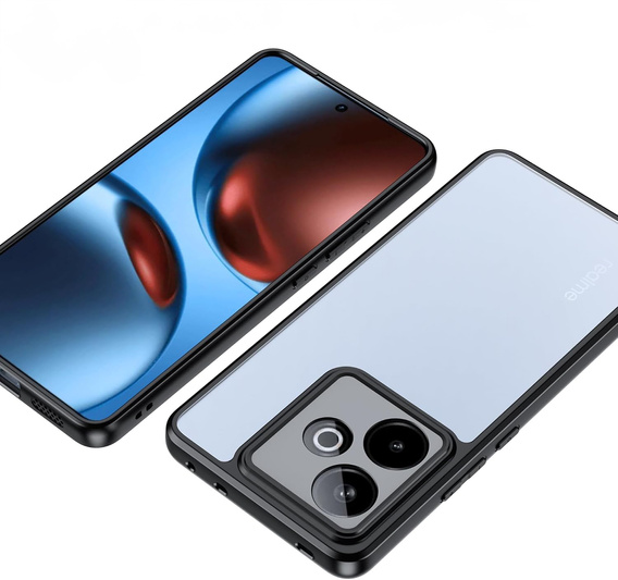 Obal na mobil pre Realme GT 7 / 7T, Fusion Hybrid, priehľadné