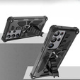 Obal na mobil pre Samsung Galaxy S23 Ultra, Armor Kickstand, čierne