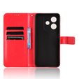 Klapkové puzdro pre Oppo A40 / Oppo A40m, Crazy Horse Wallet, červené