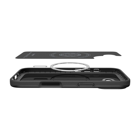 Spigen puzdro pre iPhone 17, Thin Fit MagSafe, čierne