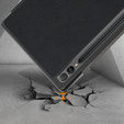 Puzdro pre Samsung Galaxy Tab S9 FE+ Plus, Smartcase s priestorom pre stylus, čierne