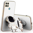 Obal na mobil pre Oppo A15/A15S, Astronaut, biele