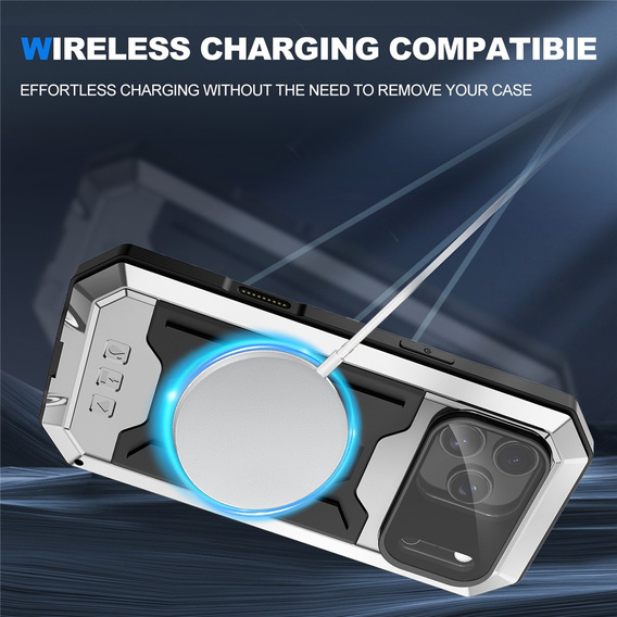 Puzdro R-JUST s ochranným sklom a stojanom pre iPhone 17 Pro Max