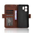 Klapkové puzdro pre Infinix Hot 50i 4G, Card Slot, hnedé