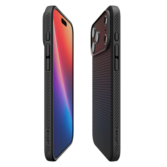 Puzdro Spigen Liquid Air pre iPhone 17 Pro, matná čierna