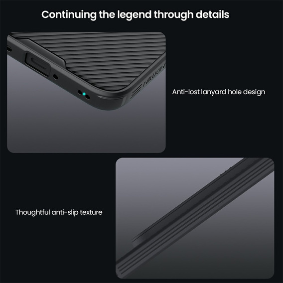 Puzdro NILLKIN Camshield Pro s krytom fotoaparátu pre Xiaomi Redmi Note 15 Pro 5G