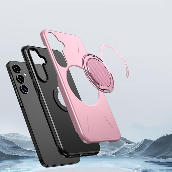 Puzdro MagSafe s podstavcom pre Samsung Galaxy A57 5G, ružové