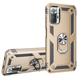 Pancierované obal na mobil pre Xiaomi Redmi Note 10 Pro, Nox Case Ring, zlaté