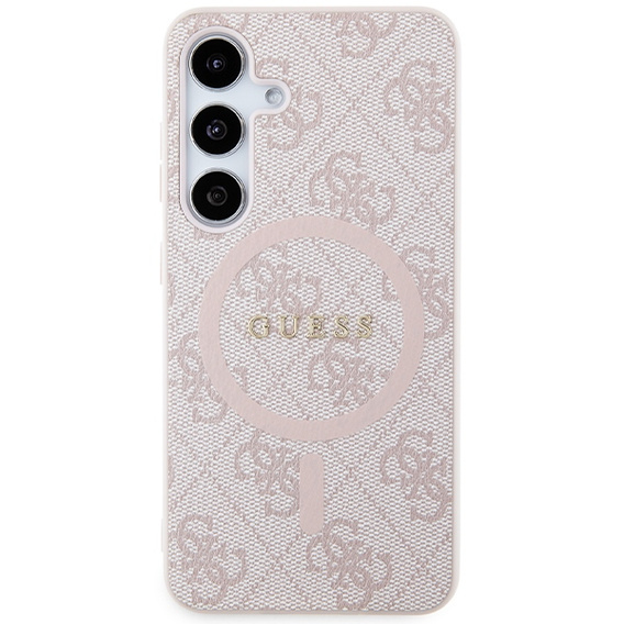 Puzdro Guess HC MagSafe PU 4G Ring Classic Logo pre Samsung Galaxy S24