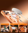 Puzdro Electro MagSafe pre iPhone 17 Pro, oranžové