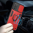 Puzdro pre Samsung Galaxy A03s, KickStand Camera Lens, modré