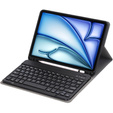 Puzdro + klávesnica Apple iPad Air 11" 6 gen. 2024, Leather Pen Slot, čierne