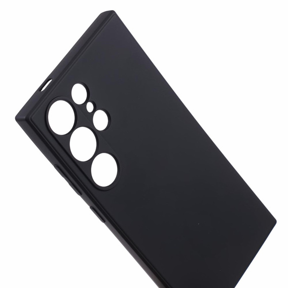 Obal na mobil pre Samsung Galaxy S24 Ultra, Silicone Lite, čierne