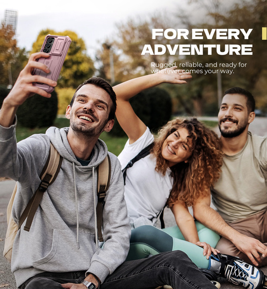 Puzdro Dexnor Full Body (dva rámy) s pancierovou ochranou pre Samsung Galaxy S25 FE