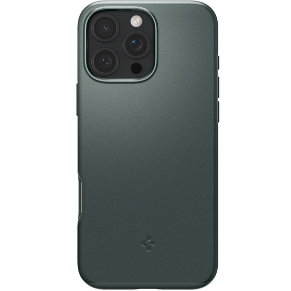 Puzdro Spigen pre iPhone 16 Pro, Thin Fit Mag, zelený + tvrdené sklo 9H