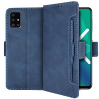 Klapkové puzdro pre Samsung Galaxy A51 5G, Card Slot, modré