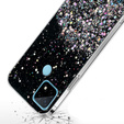Obal na mobil pre Realme C21, Glittery, čierne