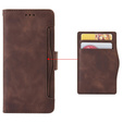Klapkové puzdro pre Oppo Reno 13F / Oppo Reno 13FS, Card Slot, hnedé