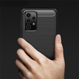 Obal na mobil pre Samsung Galaxy A13 4G, Carbon, čierne