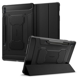 Púzdro SPIGEN Rugged Armor Pro pre Samsung Galaxy Tab S9 FE+ 12.4" (X610/X616B) – Čierne