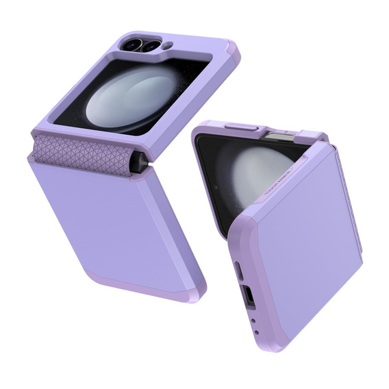 Pancierované puzdro pre Samsung Galaxy Z Flip7 FE / Z Flip6, Armor Shockproof, fialové