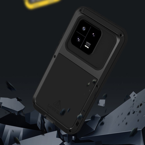 Love Mei Obal na mobil pre Xiaomi 13 Pro, armored without glass, čierne