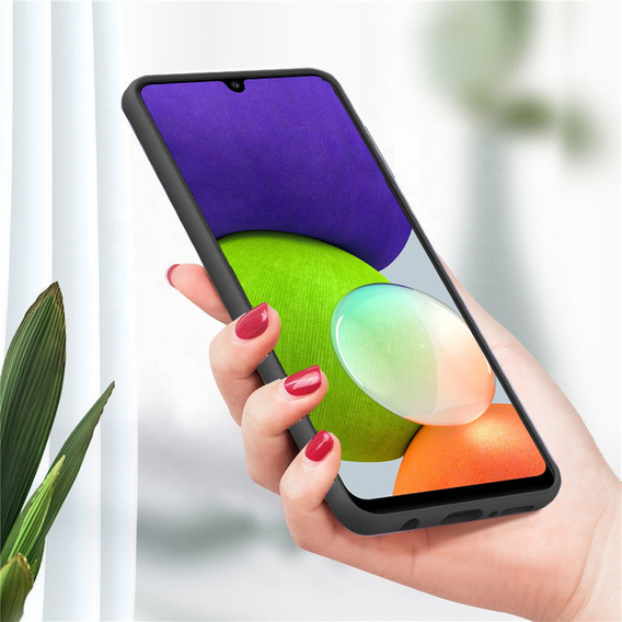 Obal na mobil pre Samsung Galaxy A22 / M22 4G / LTE, Silicone Lite, čierne