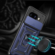 Obal na mobil pre Google Pixel 9A, CamShield Slide, modré