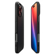 Puzdro Spigen pre iPhone 16 Pro Max, Liquid Air, čierne + tvrdené sklo 9H