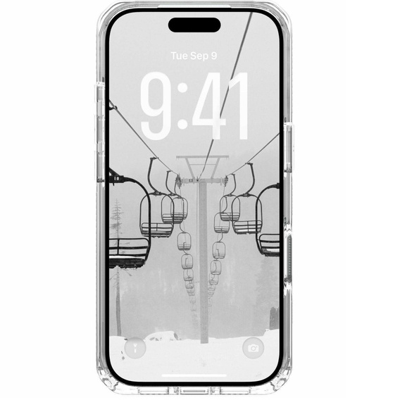 Puzdro Urban Armor Gear pre iPhone 17 Pro Max, Plyo MagSafe, Ice/White