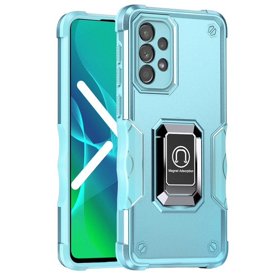 Obal na mobil pre Samsung Galaxy A53 5G, Dual-Layer Armor, svetlomodré