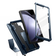 Obrnené puzdro pre Samsung Galaxy Z Fold 5 5G, Dexnor Full Body S-Pen Slot, tmavomodré
