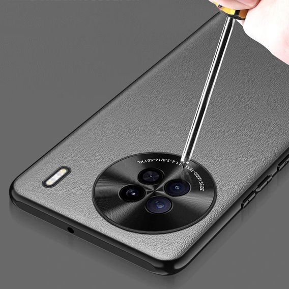 Kožené puzdro pre Vivo X90 Pro 5G, leather hybrid, čierne