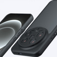 Puzdro pre Xiaomi 14 Ultra, Fusion Hybrid, s ochranou fotoaparátu, transparentné / čierne