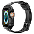 Pasek z etui Spigen do Apple Watch Ultra 49mm, Rugged Armor Pro, Czarny