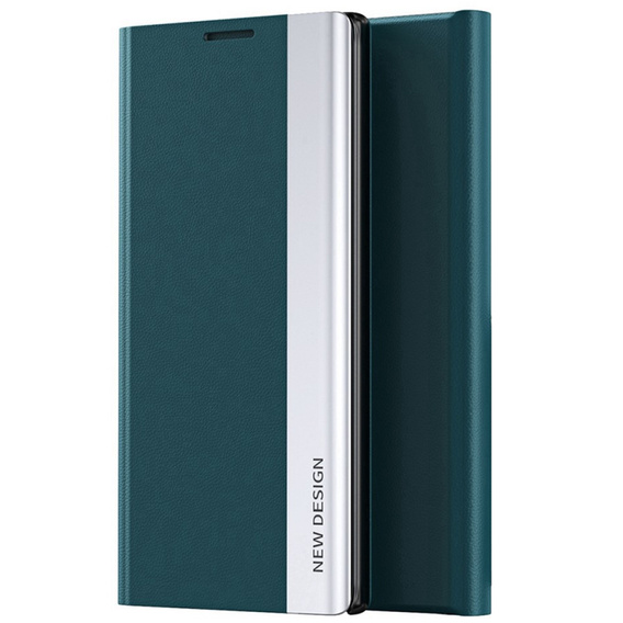 Klapkové puzdro pre Xiaomi Poco X5 5G / Redmi Note 12 5G, Side Magnetic, zelený