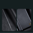 Flipové puzdro NILLKIN pre Samsung Galaxy Z Fold6 5G, CamShield Qin Pro, kožené, čierne