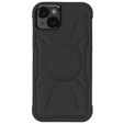 Puzdro pre iPhone 15 Plus, ERBORD Armor Mag, čierne