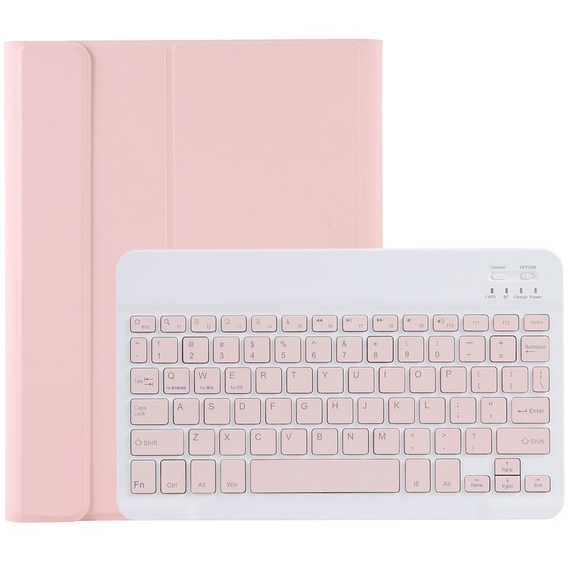 Puzdro + klávesnica Lenovo Tab P11 J606F / P11 5G J607Z, ružové rose gold