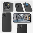 2x ERBORD OPTIK Pro tvrdené sklo pre fotoaparát iPhone 15/15 Plus/14/14 Plus, čierne