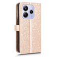 Flipové puzdro pre Xiaomi Redmi Note 14 4G, Wallet Rhombus, ružové