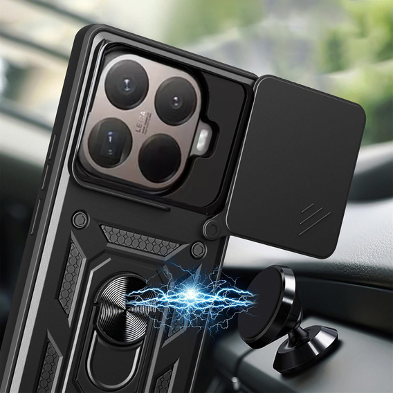 Pancierované puzdro CamShield Slide s krytom fotoaparátu a krúžkom pre Xiaomi 15T Pro