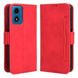 Klapkové puzdro pre Motorola Moto G24 / G24 Power / G04, Card Slot, červené